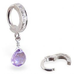 TummyToys® Lavender Amethyst CZ Clasp