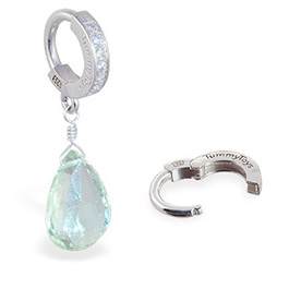 TummyToys® Green Amethyst Navel Jewellery