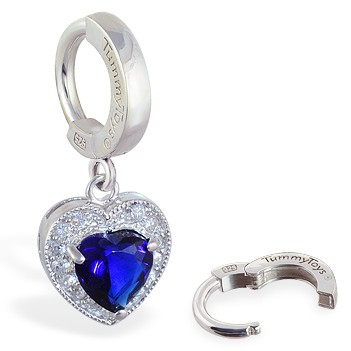 TummyToys® Paved Heart Belly Huggie. Belly Bars Australia.