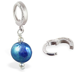 TummyToys® Blue Freshwater Coin Pearl