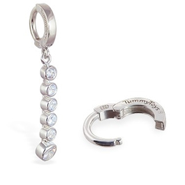 TummyToys® Clear CZ Journey Navel Ring