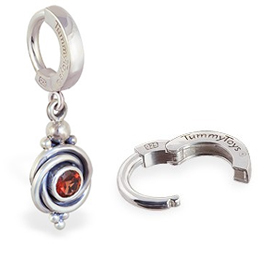 TummyToys® 925 Silver Garnet Huggy