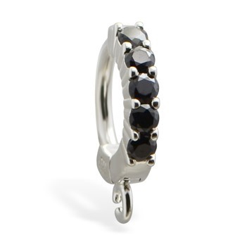 TummyToys® Black Claw Charm Slave. Belly Rings Australia.