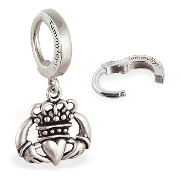 TummyToys® Irish Claddagh Belly Huggy. Belly Rings Australia.