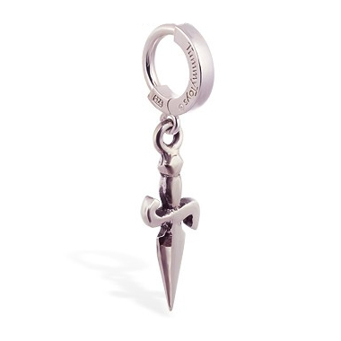 TummyToys® Femme Metale Dagger Huggy. Belly Bars Australia.