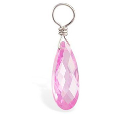 TummyToys® Faceted Ice Drop Swinger Charm