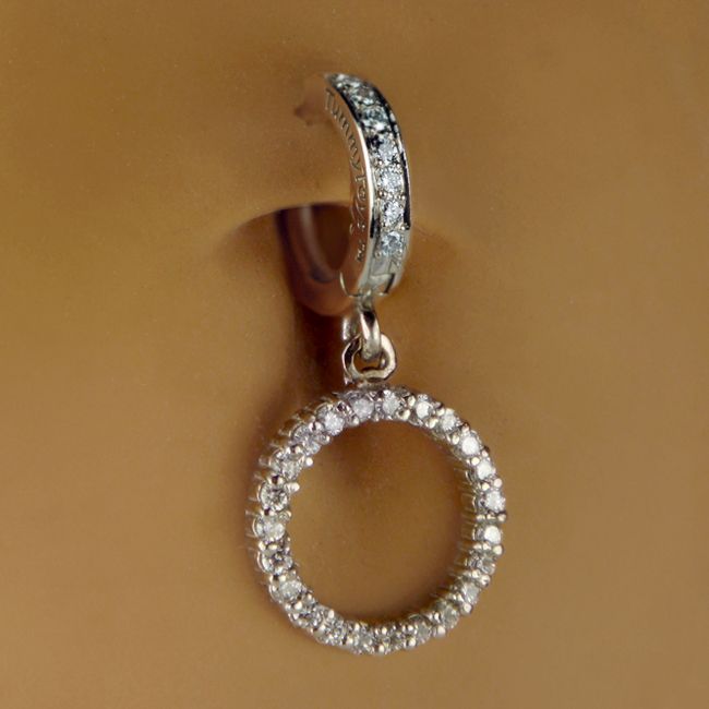 TummyToys® Pure Platinum Circle of Life Navel Ring. Shop Belly Rings.